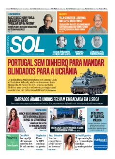 Capa Jornal Nascer do Sol s�bado, 25 / junho / 2022
