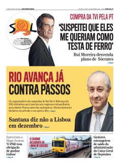 Jornal Nascer do SOL - 26-11-2016