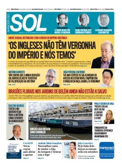 Capa Jornal Nascer do Sol s�bado, 27 / fevereiro / 2021