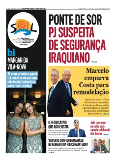 Jornal Nascer do SOL - 27-08-2016