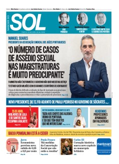 Capa Jornal Nascer do Sol sexta-feira, 28 / abril / 2023