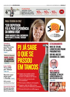 Jornal Nascer do SOL - 29-09-2018